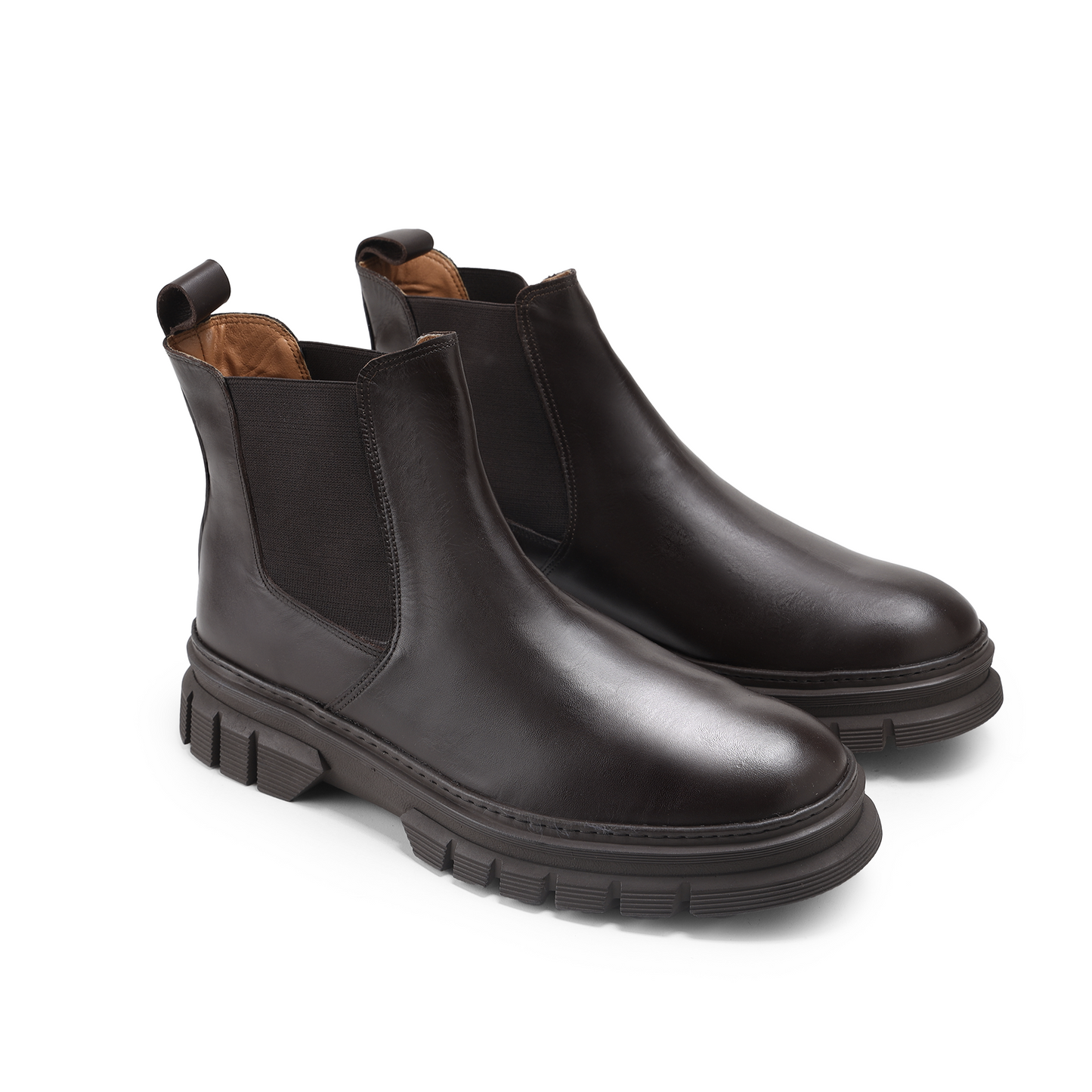 Brown chelsea boot